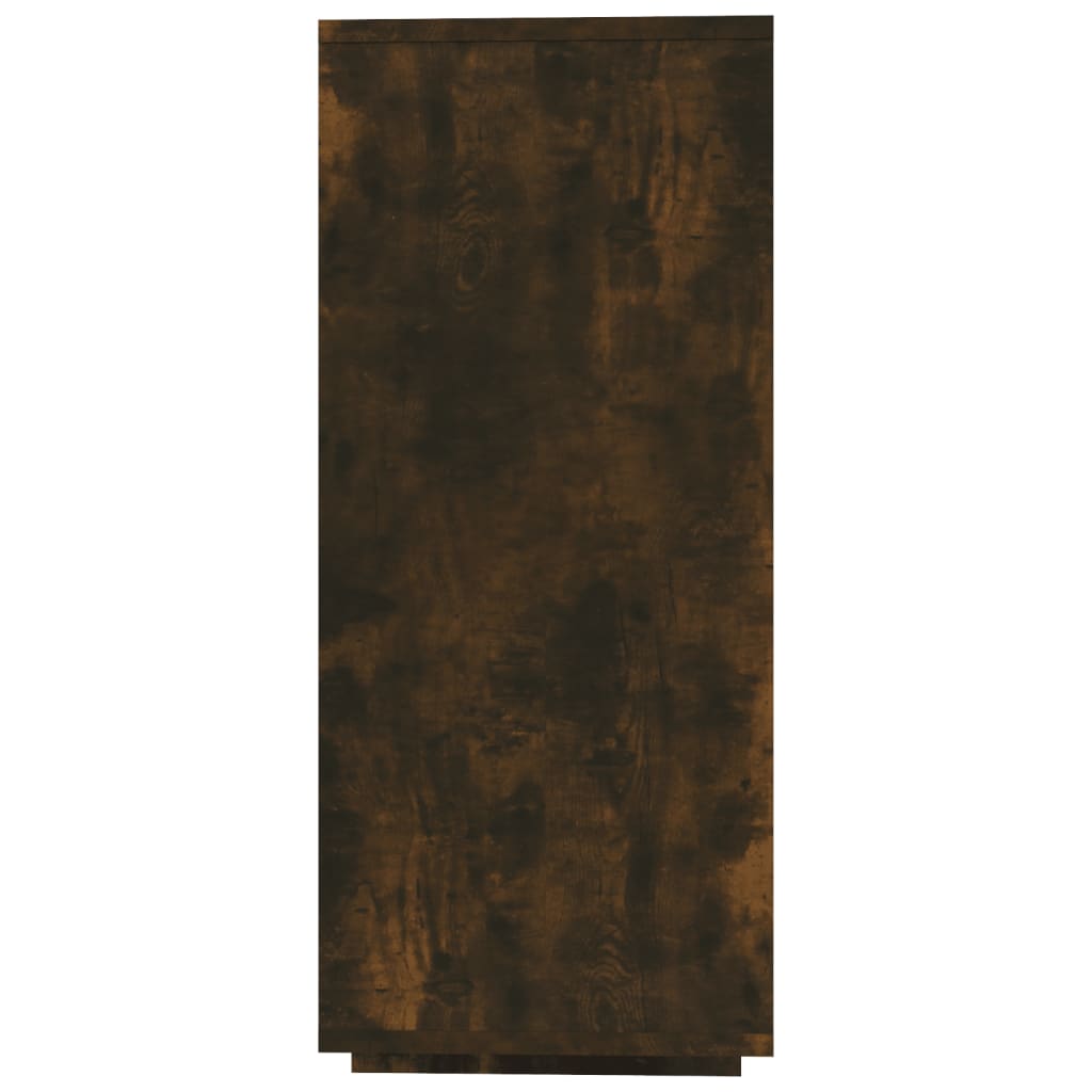 vidaXL Šoninė spintelė, dūminės ąžuolo spalvos, 120x30x75cm, MDP