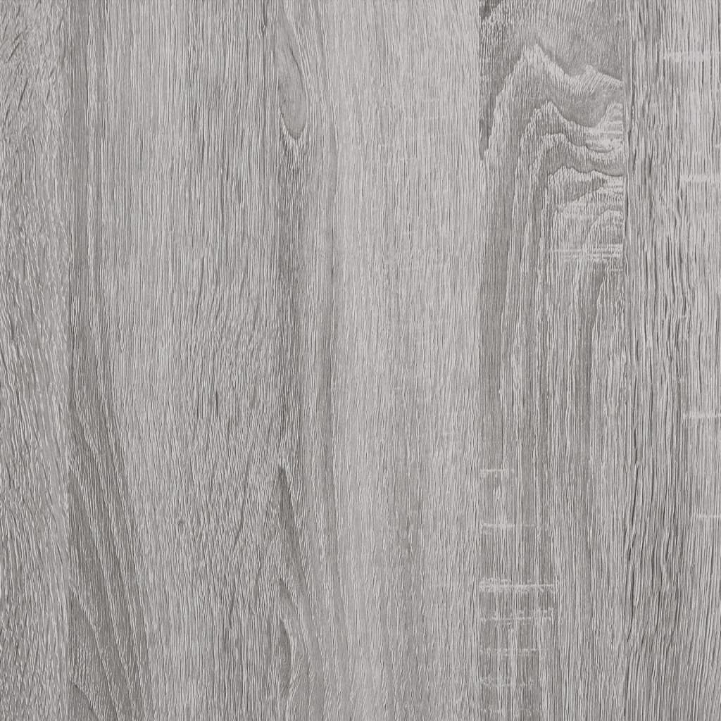 vidaXL Šoninė spintelė, pilka ąžuolo, 102x32x103,5cm, apdirbta mediena
