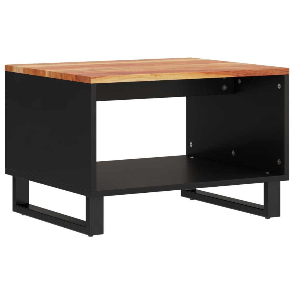 vidaXL Kavos staliukas, 60x50x40cm, akacijos medienos masyvas