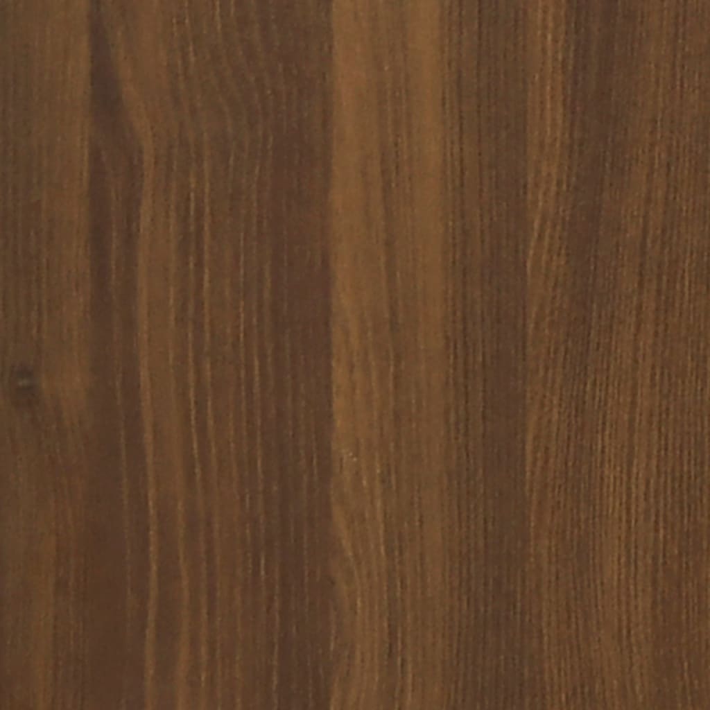 vidaXL Rašomasis stalas su šonine spintele, rudas ąžuolo, mediena