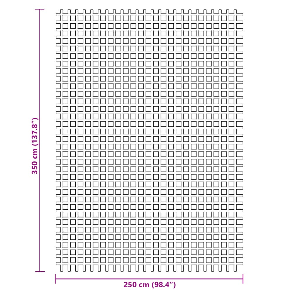 vidaXL Stovyklavimo paklotas, mėlynos spalvos, 3,5x2,5m