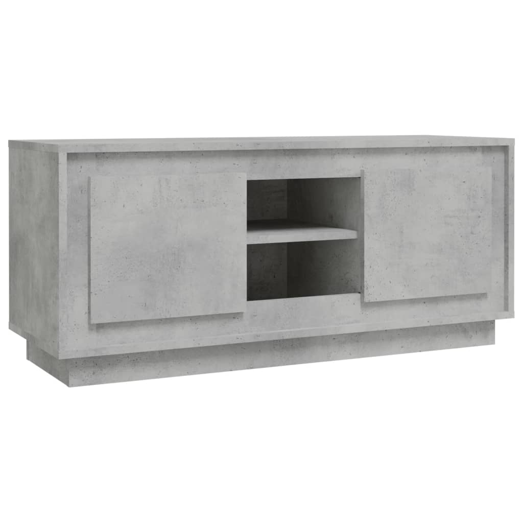 vidaXL Televizoriaus spintelė, betono pilka, 102x35x45cm, mediena