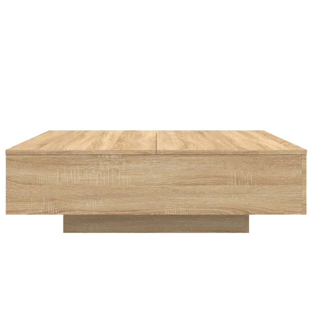 vidaXL Kavos staliukas, sonoma ąžuolo, 100x100x31cm, apdirbta mediena