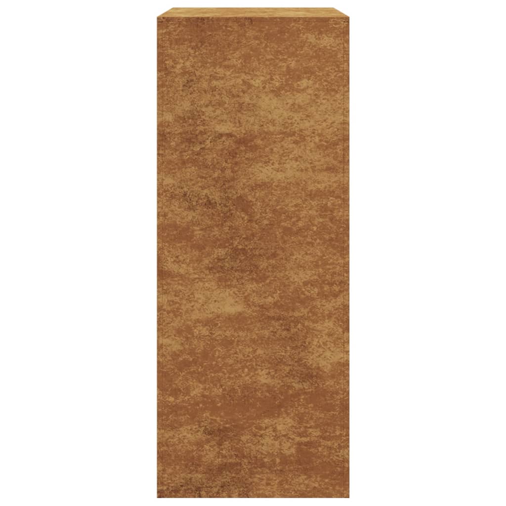 vidaXL Stovas malkoms, 60x40x100cm, corten plienas