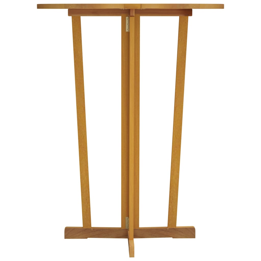 vidaXL Sulankstomas baro staliukas, 90x65x105cm, tikmedžio masyvas