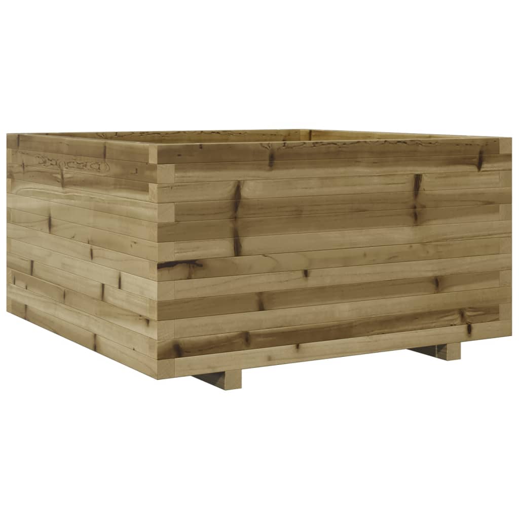vidaXL Sodo lovelis, 90x90x49,5cm, impregnuota pušies mediena