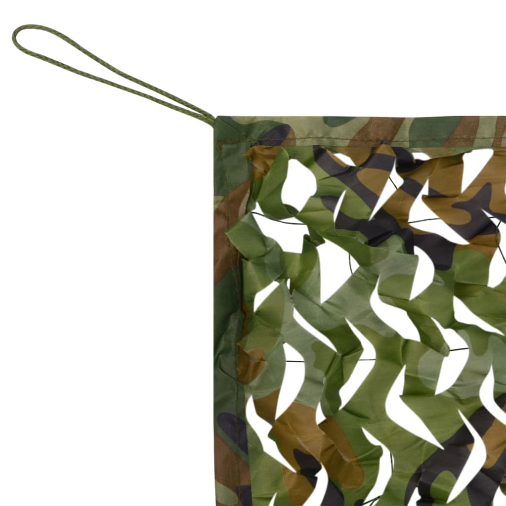 vidaXL Kamufliažinis tinklas su laikymo krepšiu, žalios spalvos, 2x3m