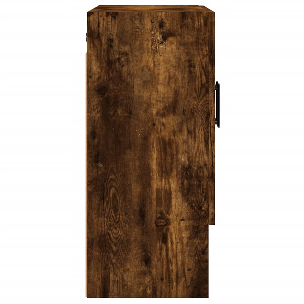 vidaXL Sieninė spintelė, dūminio ąžuolo, 60x31x70cm, apdirbta mediena