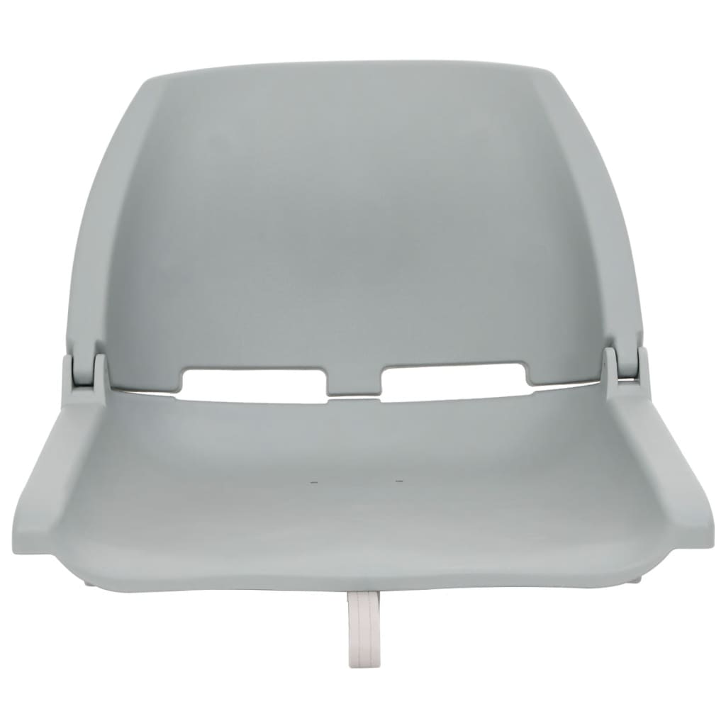vidaXL Sulankstomos valties sėdynės rinkinys, 4 dalių, pilkos spalvos