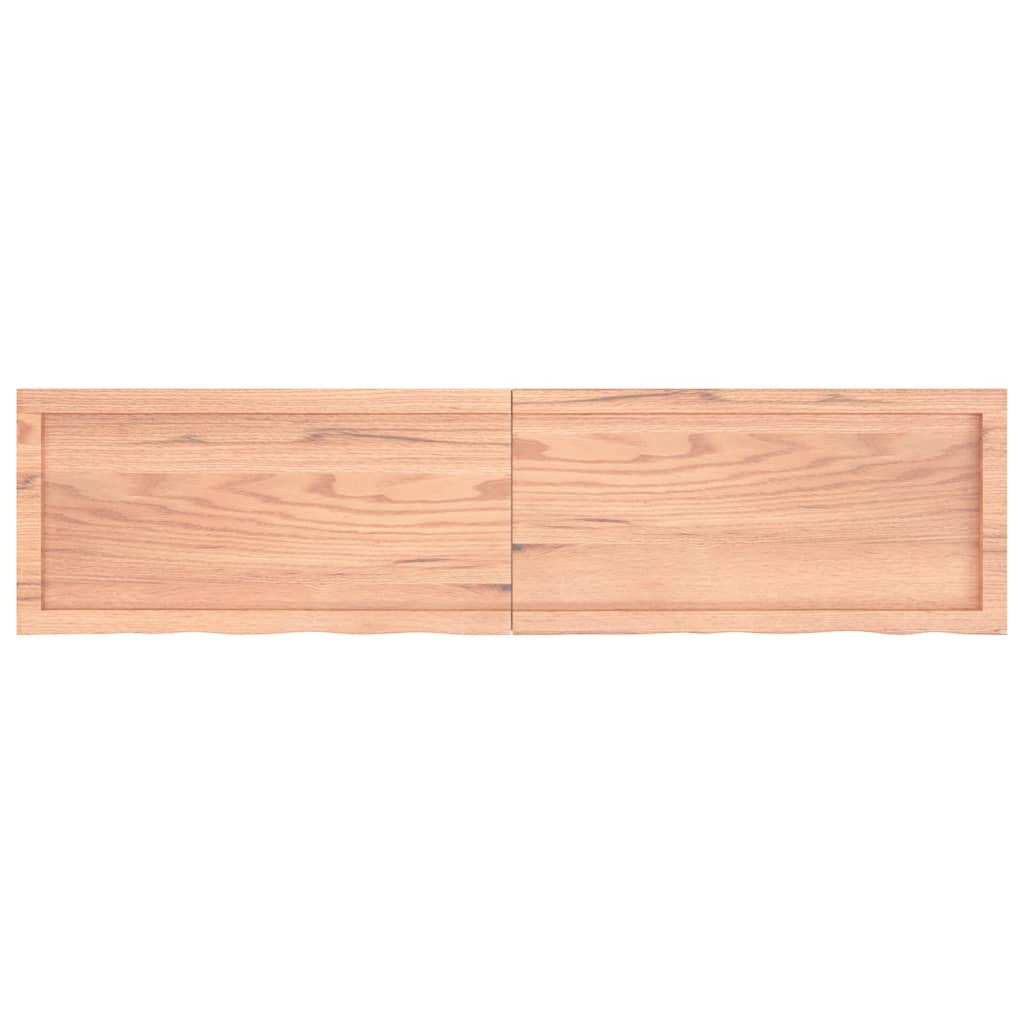vidaXL Stalviršis, šviesiai rudas, 160x40x(2-4) cm, medienos masyvas