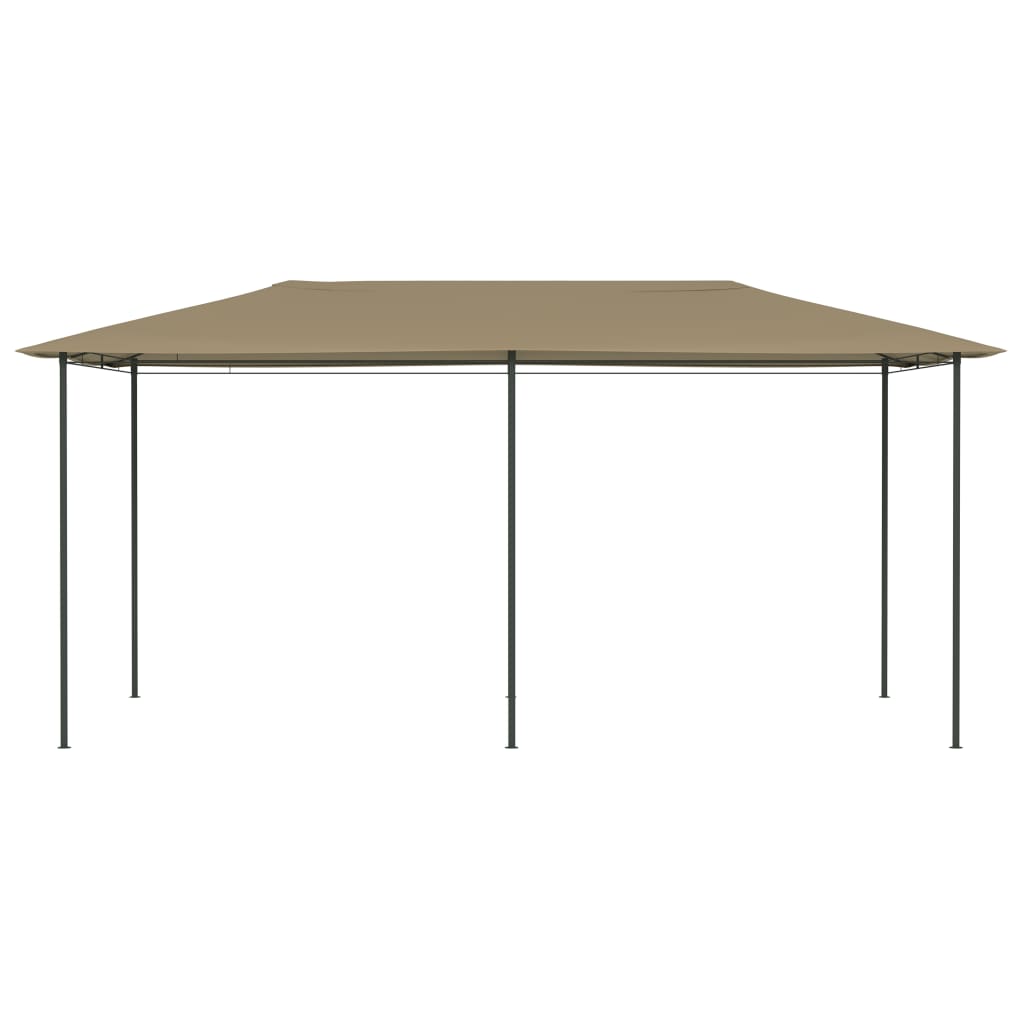 vidaXL Pavėsinė, taupe spalvos, 2,98x5,3x2,59m, 160g/m²