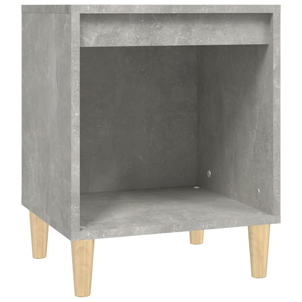 vidaXL Naktinės spintelės, 2vnt., betono pilkos spalvos, 40x35x50cm