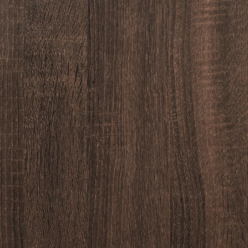 vidaXL Lovos rėmas, rudos ąžuolo spalvos, 180x200cm, apdirbta mediena