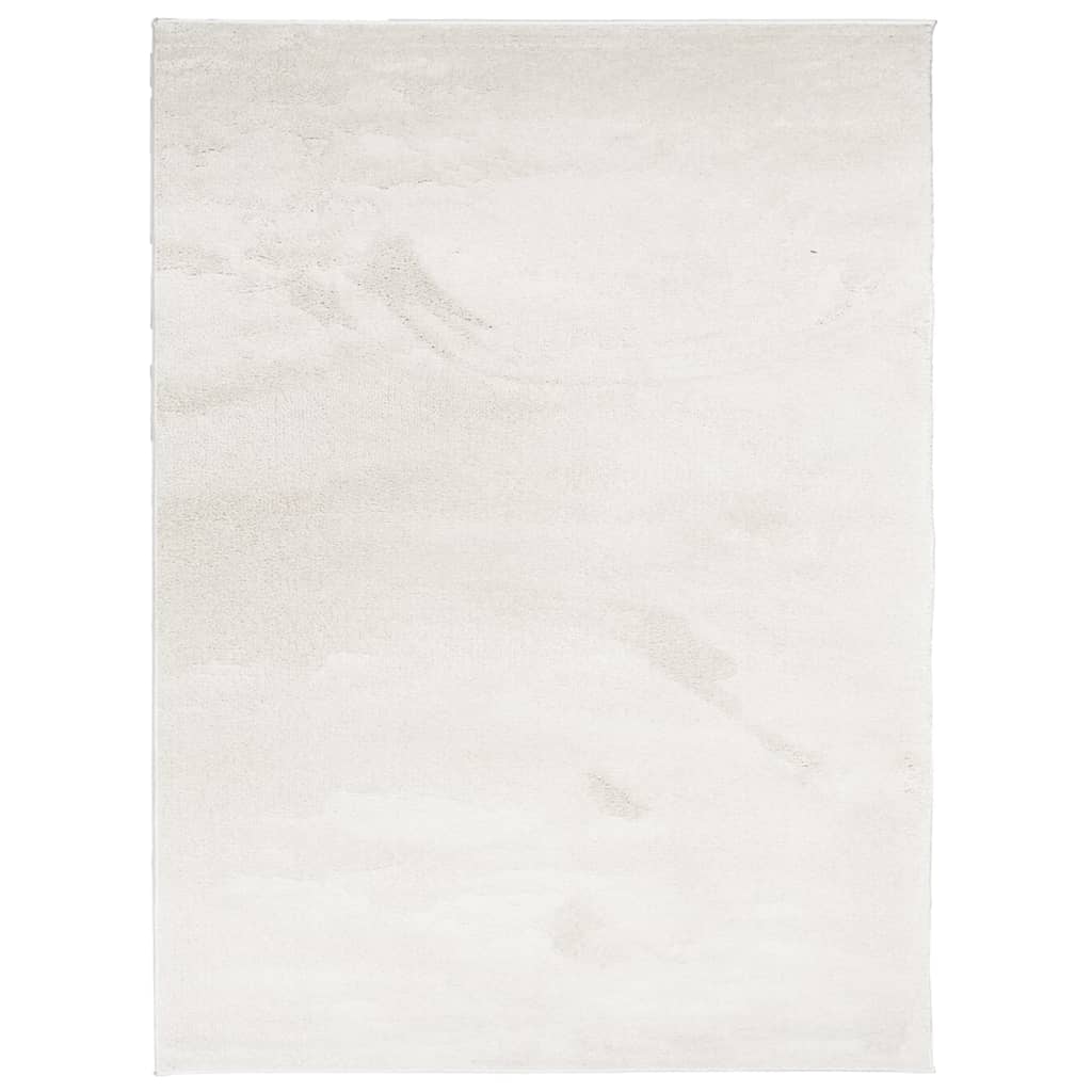 vidaXL Kilimas OVIEDO, smėlio spalvos, 240x340cm, trumpi šereliai