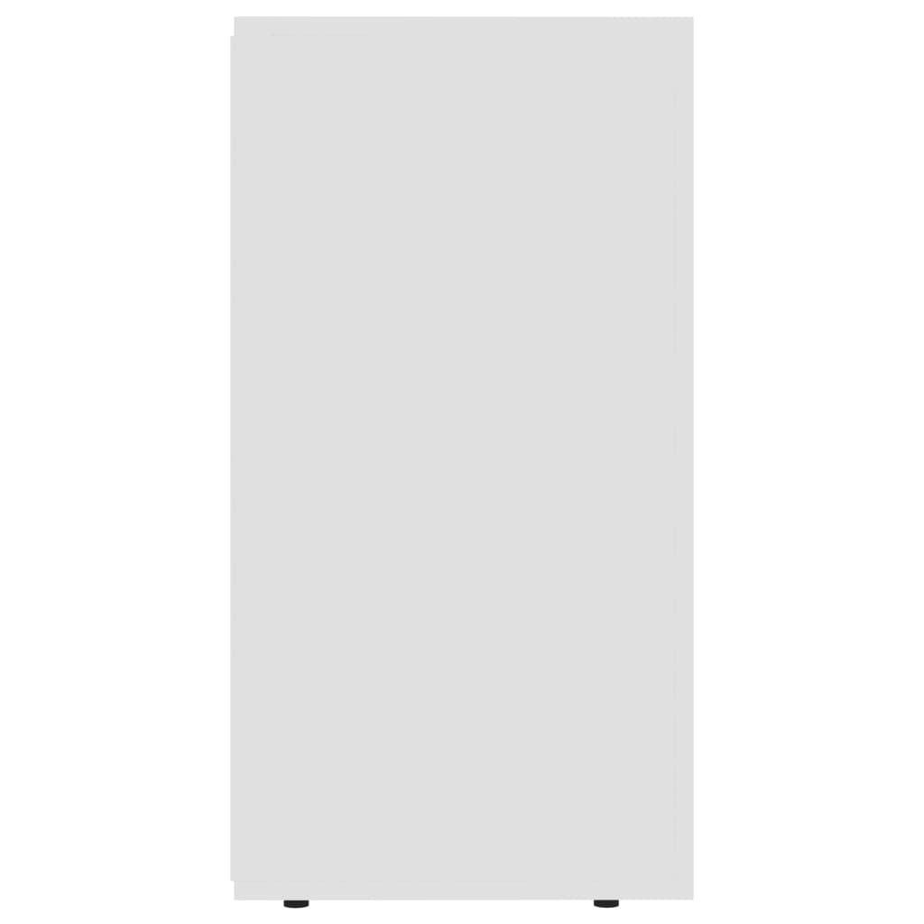 vidaXL Šoninė spintelė, baltos spalvos, 120x36x69cm, apdirbta mediena