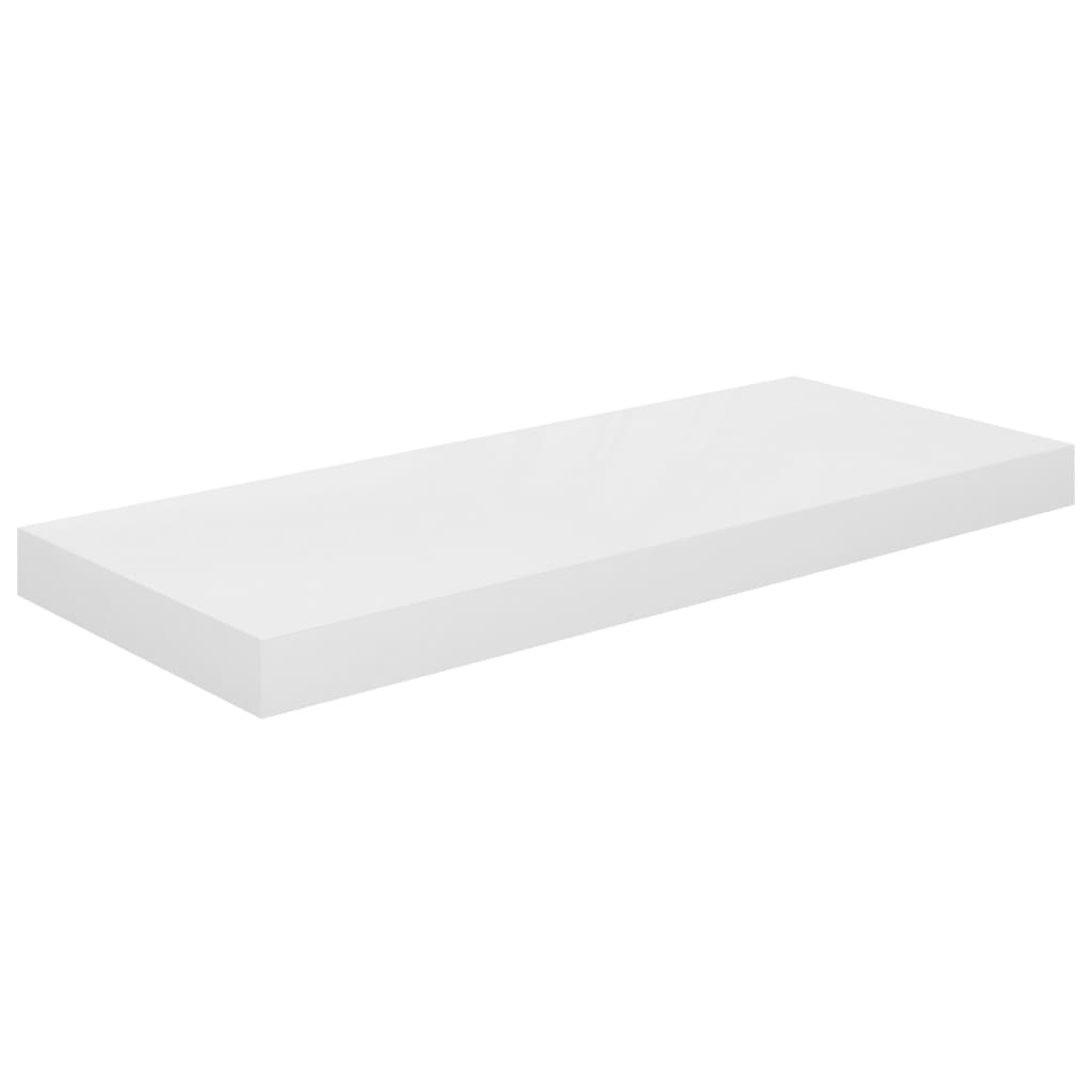 vidaXL Pakabinamos lentynos, 2vnt., baltos, 60x23,5x3,8cm, MDF