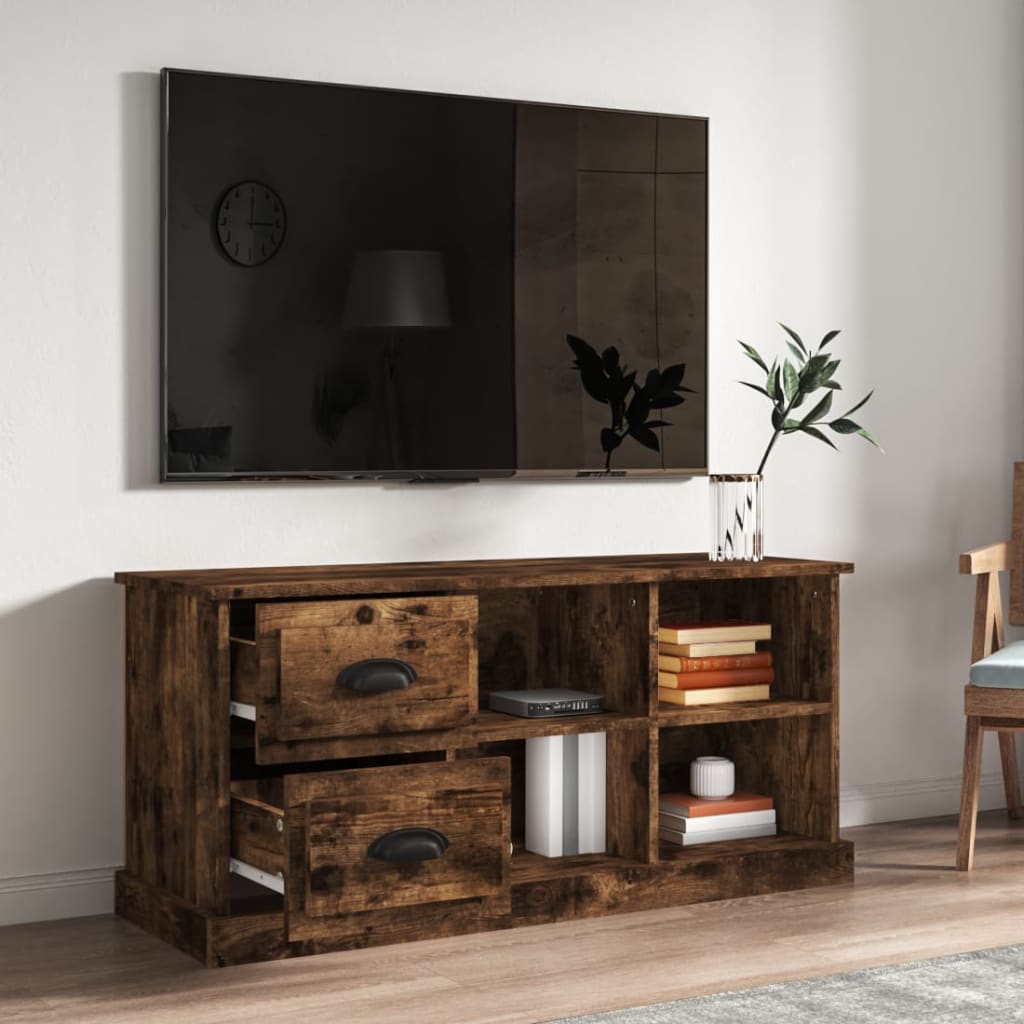 vidaXL Televizoriaus spintelė, ąžuolo, 102x35,5x47,5cm, mediena