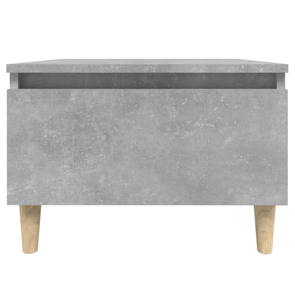 vidaXL Šoninis staliukas, betono pilkas, 50x46x35cm, apdirbta mediena