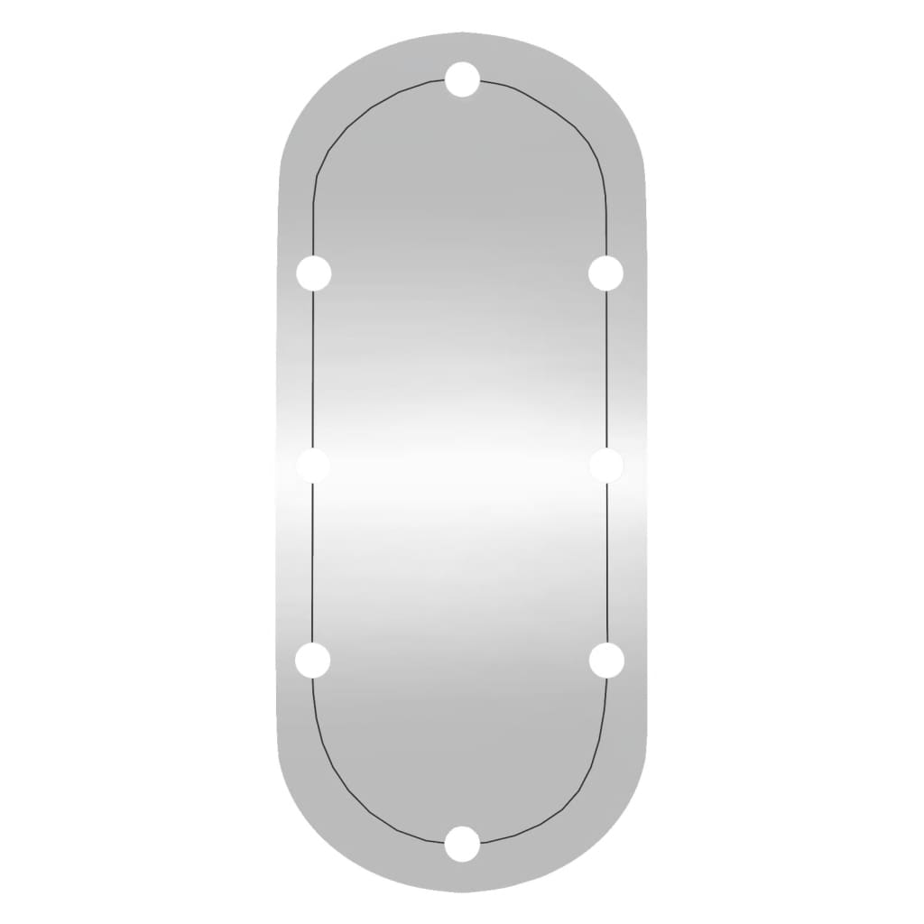 vidaXL Sieninis veidrodis su LED lemputėmis, 40x90cm, stiklas