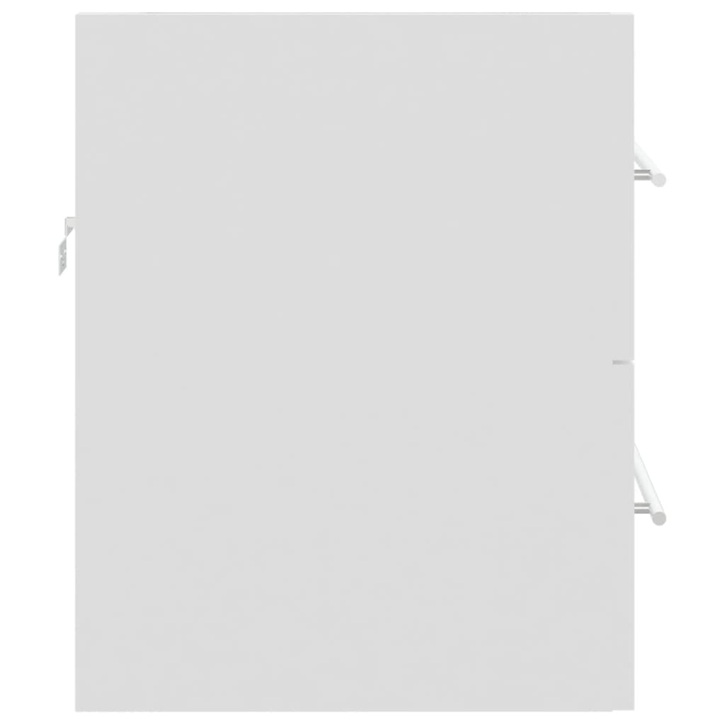 vidaXL Spintelė praustuvui, balta, 60x38,5x48cm, apdirbta mediena