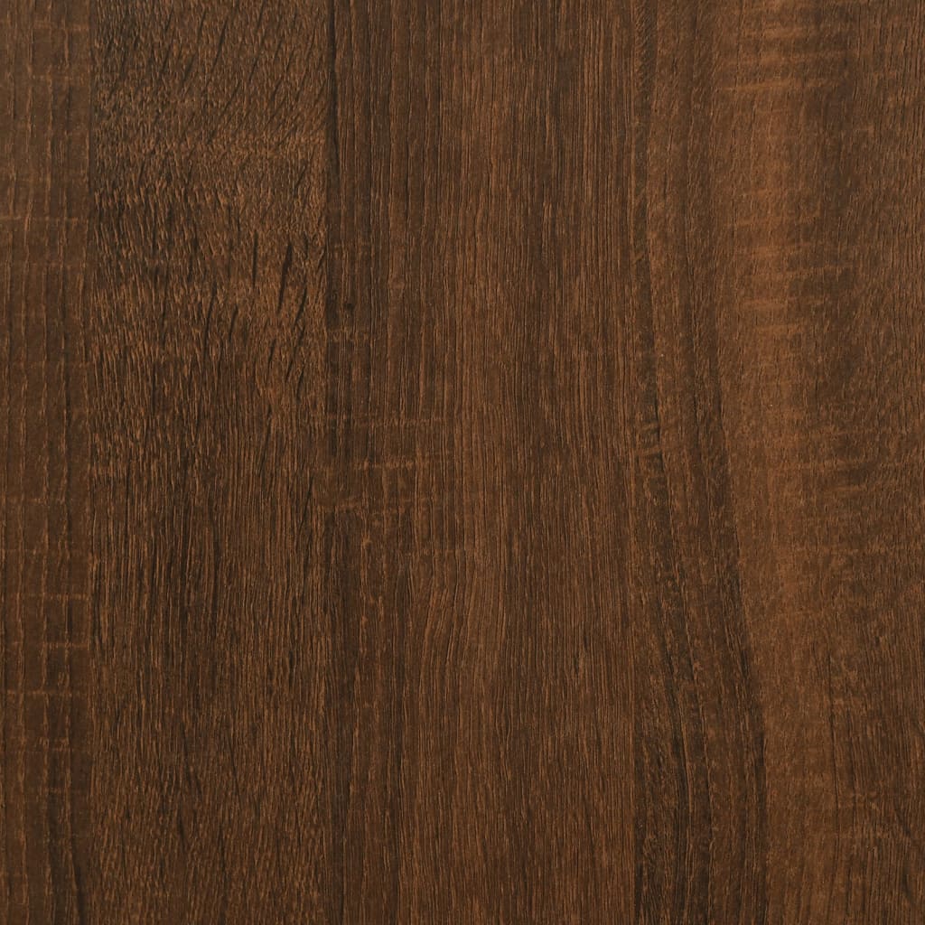 vidaXL Kavos staliukas, rudas ąžuolo, 90x50x45cm, apdirbta mediena