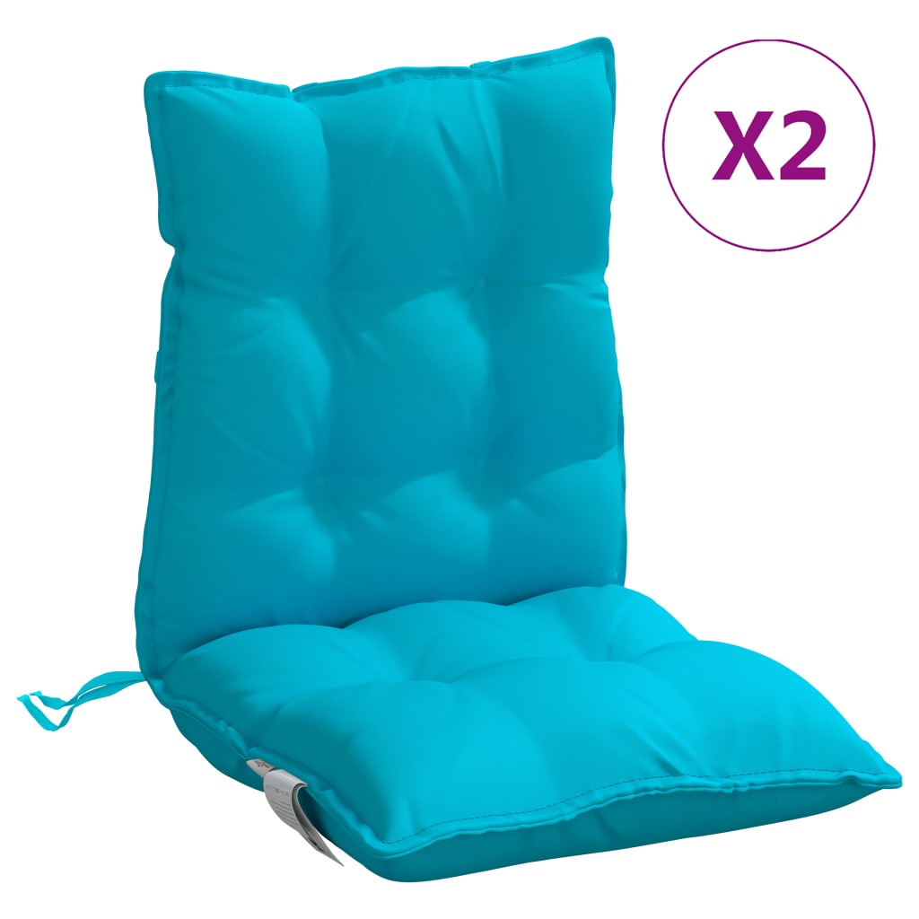 vidaXL Kėdės pagalvėlės, 2vnt., turkio, oksfordo audinys