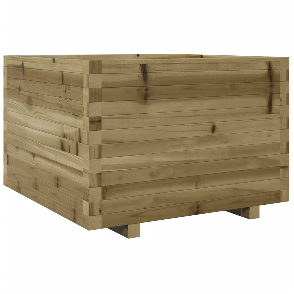 vidaXL Sodo lovelis, 70x70x49,5cm, impregnuota pušies mediena