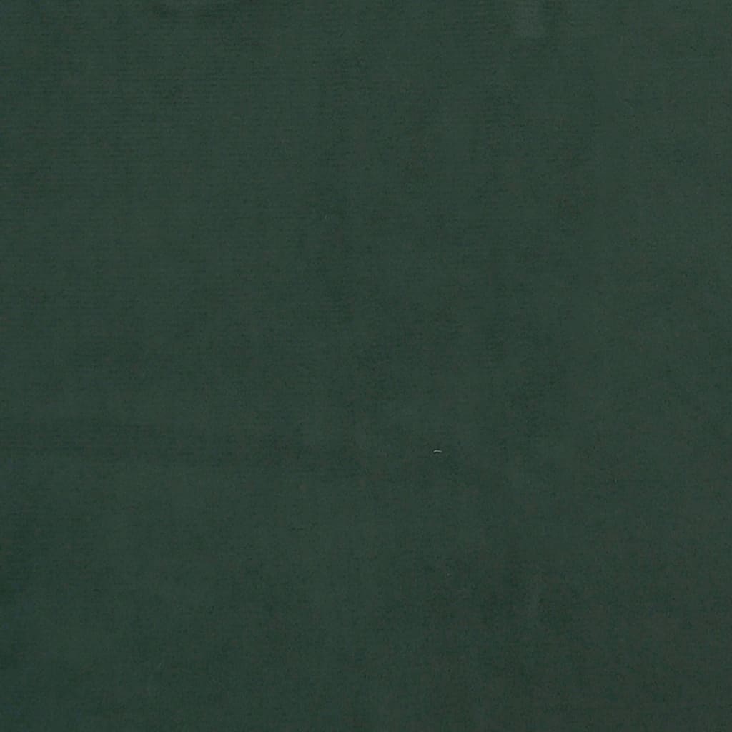 vidaXL Lovos rėmas, tamsiai žalios spalvos, 140x200 cm, aksomas