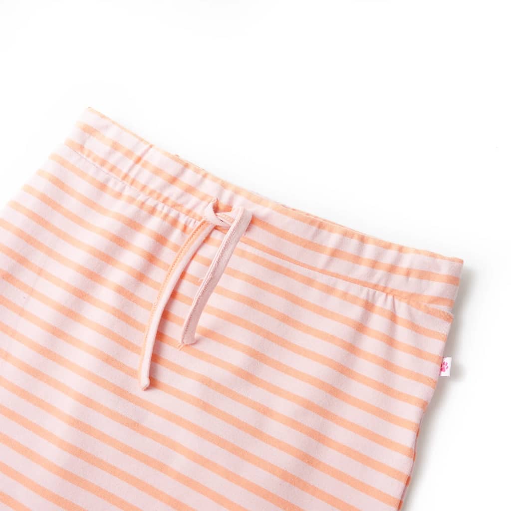 Tiesus vaikiškas sijonas su dryžiais, rožinės spalvos, 92 dydžio