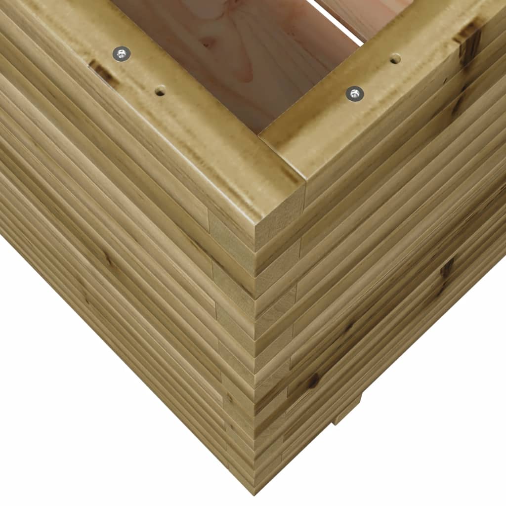 vidaXL Sodo lovelis, 90x60x72,5cm, impregnuota pušies mediena