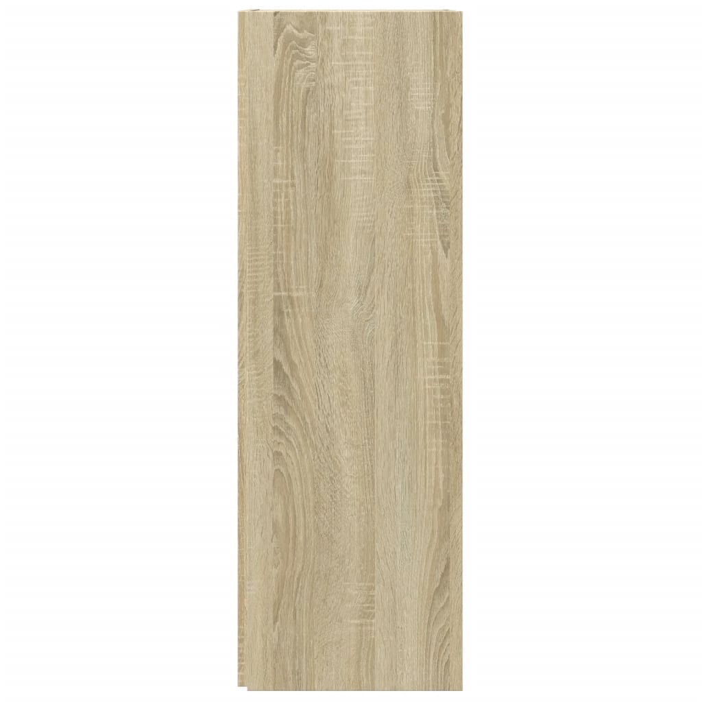 vidaXL Kampinė spintelė, sonoma ąžuolo, 33x33x100cm, apdirbta mediena