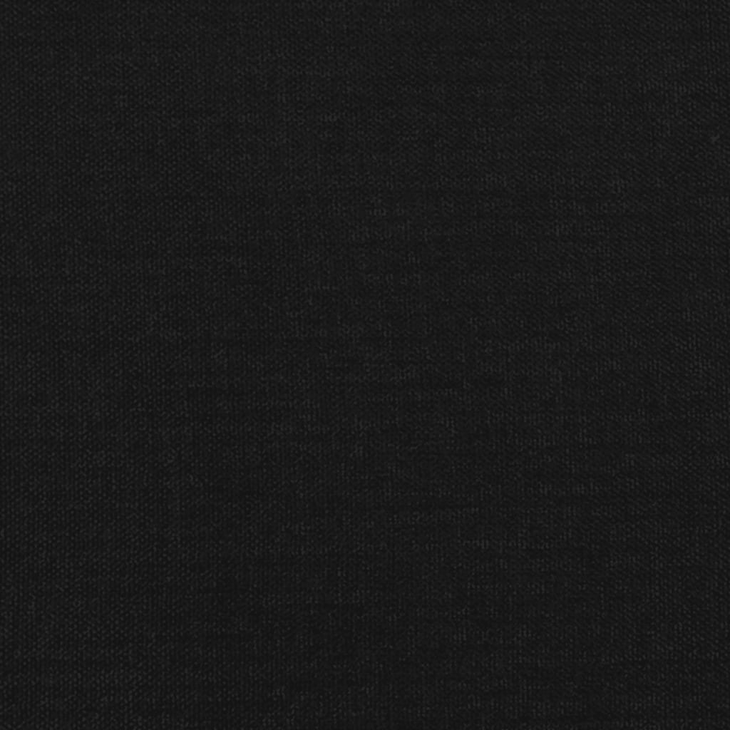 vidaXL Galvūgalis su auselėmis, juodos spalvos,103x16x78/88cm, audinys