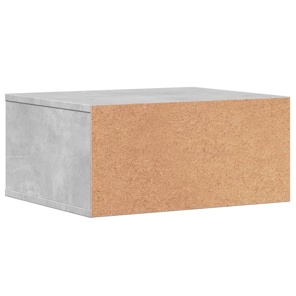 vidaXL Spausdintuvo stovas, betono, 49x40x22,5cm, apdirbta mediena