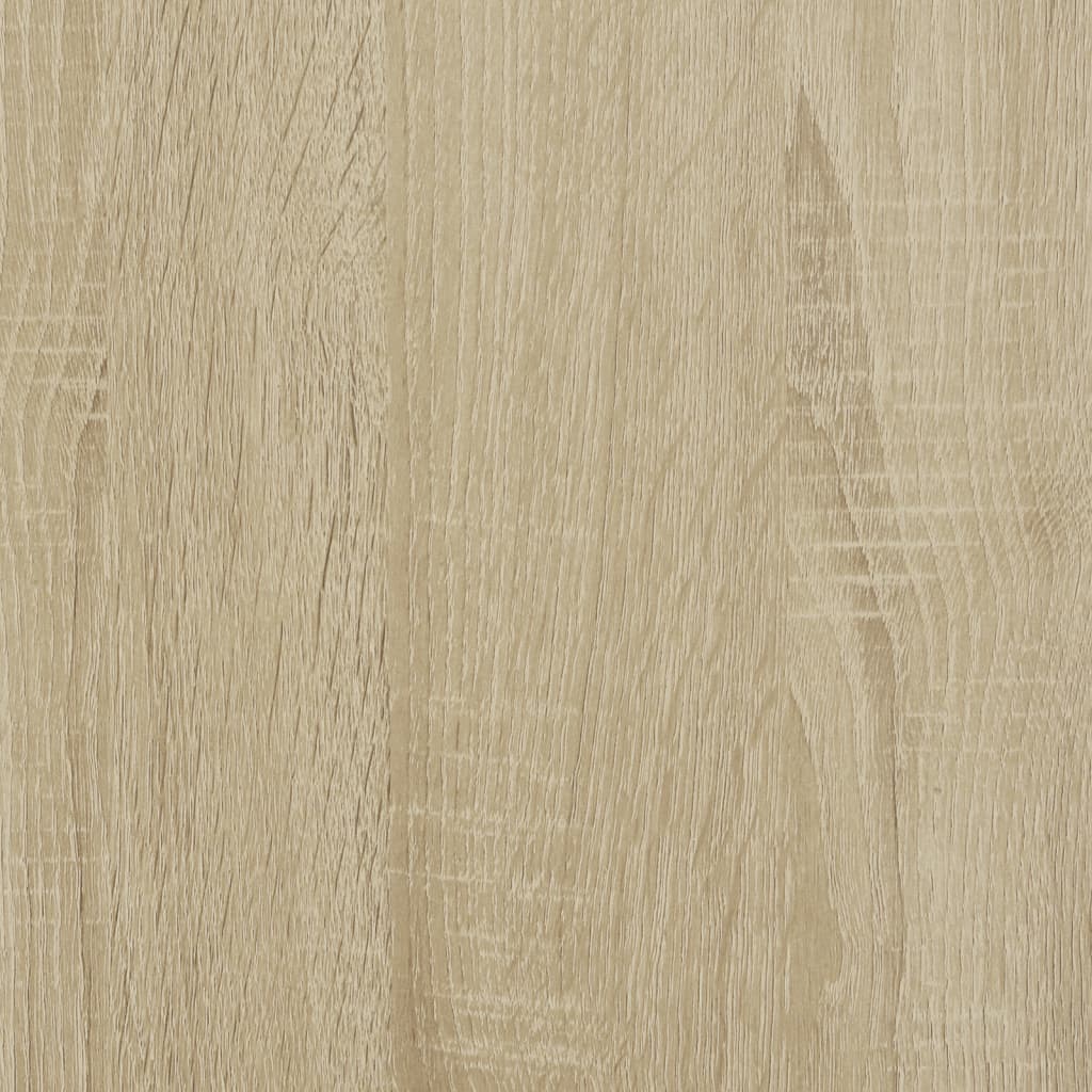 vidaXL Lova su stalčiais, ąžuolo spalvos, 90x190cm, apdirbta mediena