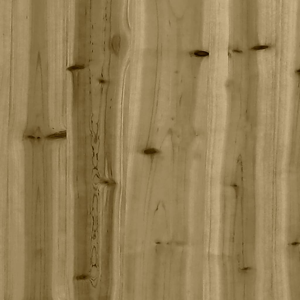 vidaXL Sodo lovelis, 70x70x72,5cm, impregnuota pušies mediena