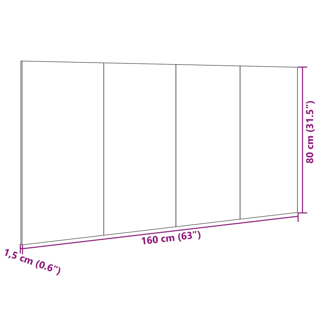 vidaXL Lovos galvūgalis su spintelėmis, rudas ąžuolo, 160cm, mediena