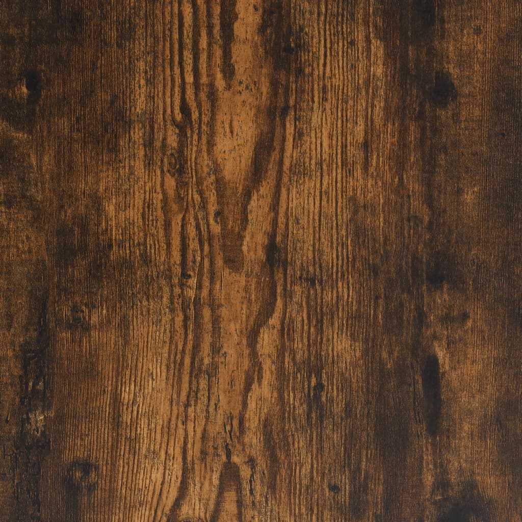 vidaXL Knygų spinta, 3 aukštų, dūminė ąžuolo, 41x30x109,5cm, mediena