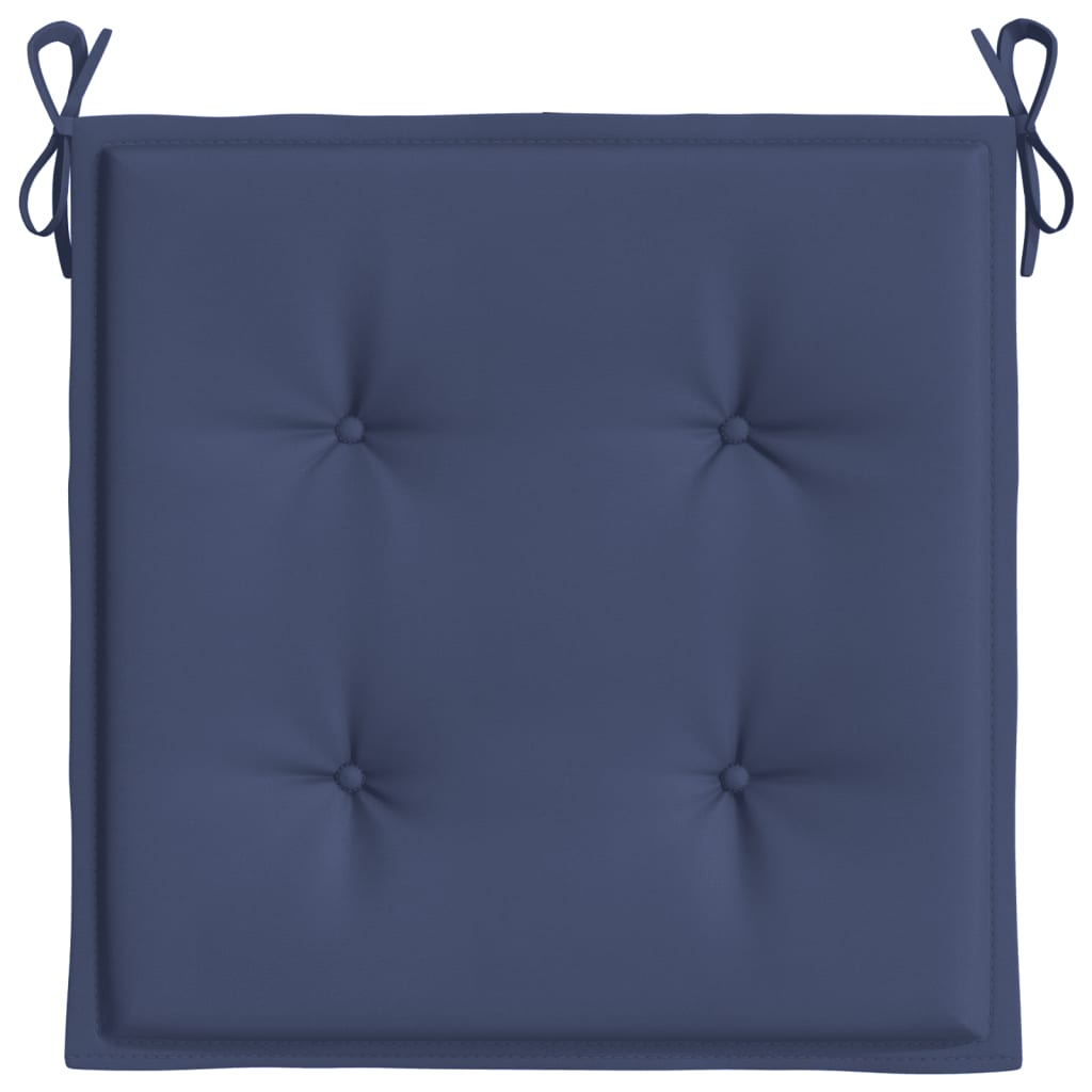 vidaXL Palečių pagalvėlės, 6vnt., mėlynos, 40x40x3cm, oksfordo audinys