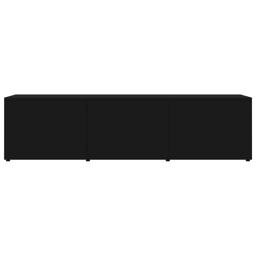 vidaXL Televizoriaus spintelė, juoda, 120x34x30cm, apdirbta mediena