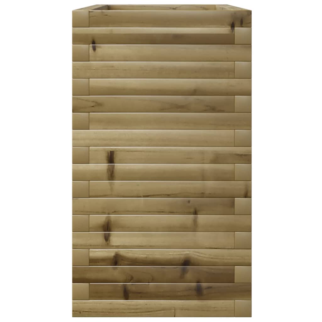 vidaXL Sodo lovelis, 110x40x72,5cm, impregnuota pušies mediena