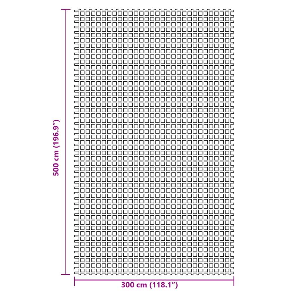 vidaXL Stovyklavimo paklotas, žalios spalvos, 5x3m