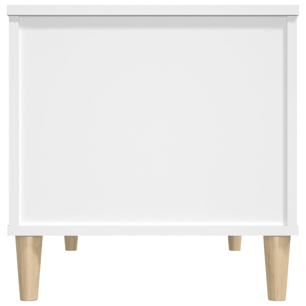vidaXL Kavos staliukas, baltos spalvos, 90x44,5x45cm, apdirbta mediena