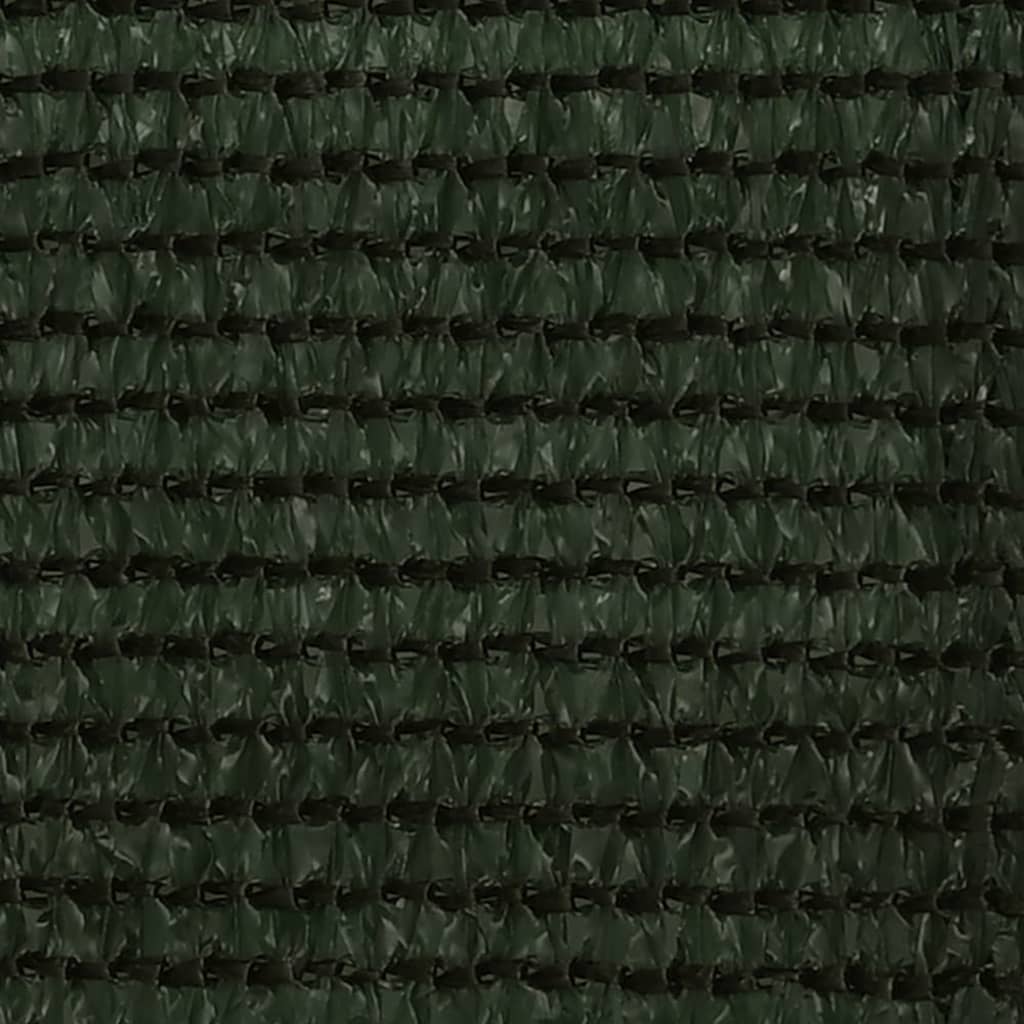 vidaXL Balkono pertvara, tamsiai žalios spalvos, 75x500cm, HDPE