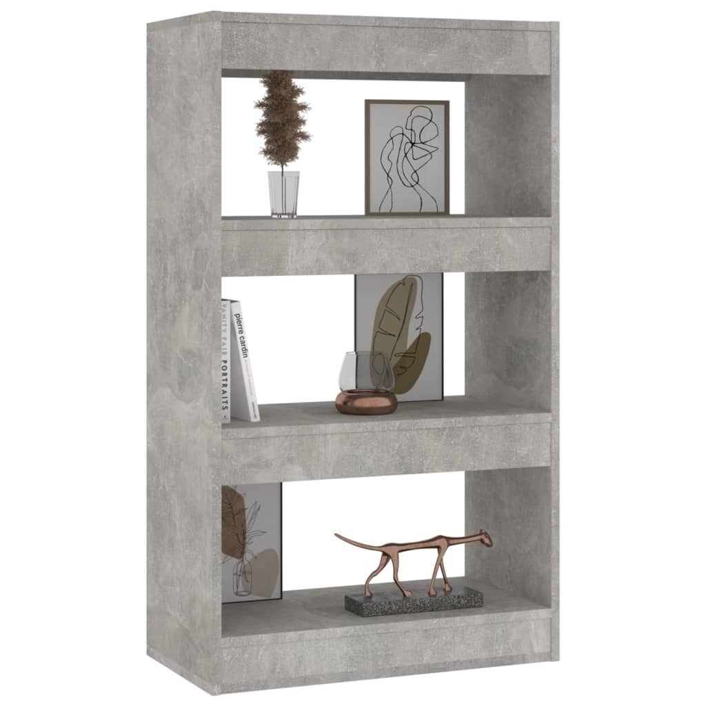 vidaXL Spintelė/kambario pertvara, betono, 60x30x103cm, mediena