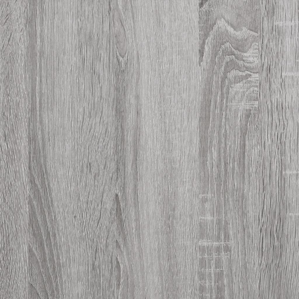 vidaXL Kavos staliukas, pilkas ąžuolo, 100x50x35cm, apdirbta mediena
