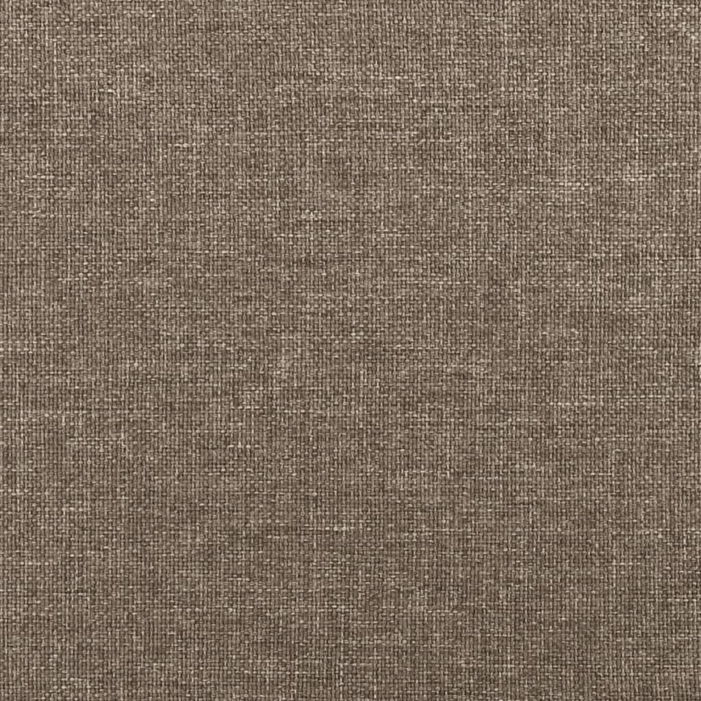 vidaXL Galvūgalis, taupe spalvos, 90x5x78/88cm, audinys