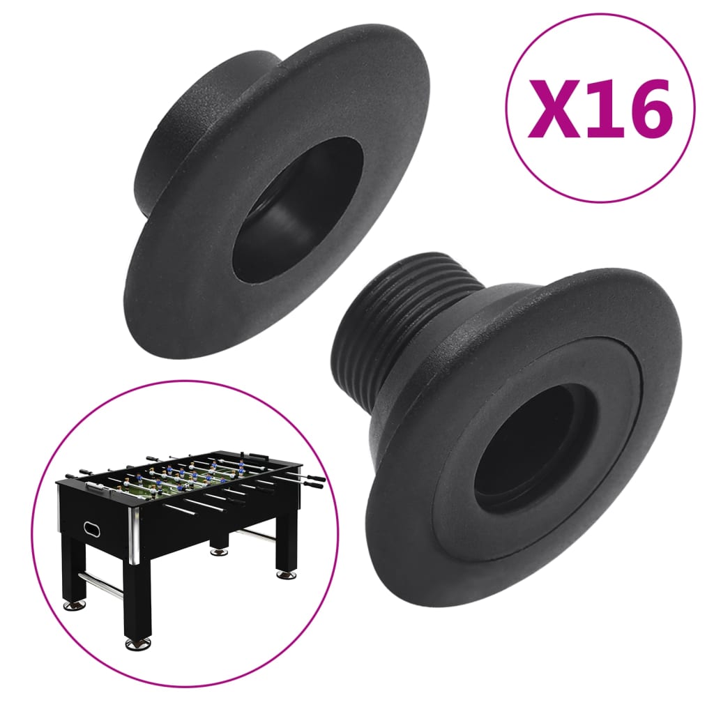 vidaXL Stalo futbolo guoliai 15,9/16mm strypams, 16vnt.