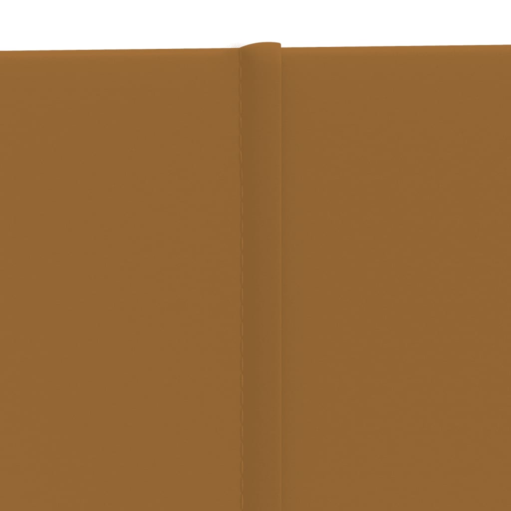 vidaXL Sienų plokštės, 12vnt., rudos, 60x30cm, aksomas, 2,16m²