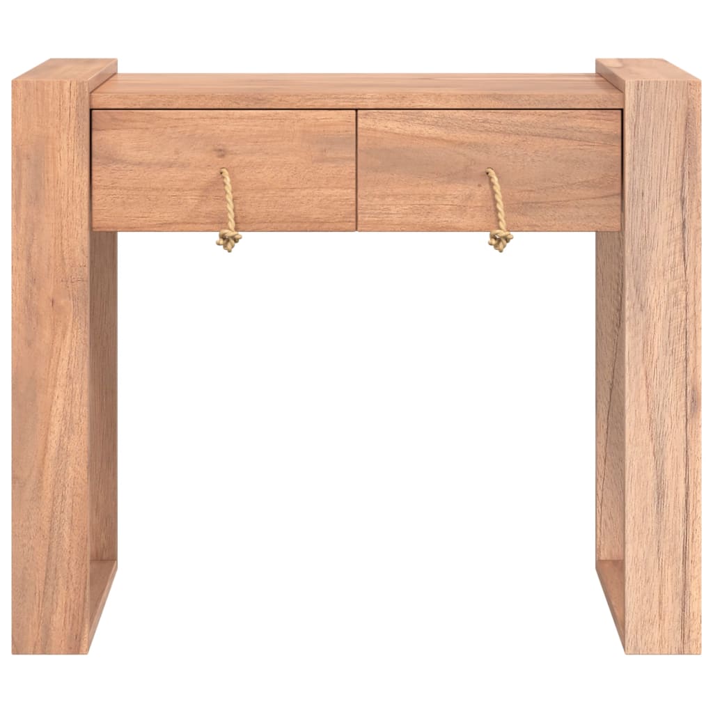 vidaXL Konsolinis staliukas, 90x35x75cm, tikmedžio medienos masyvas