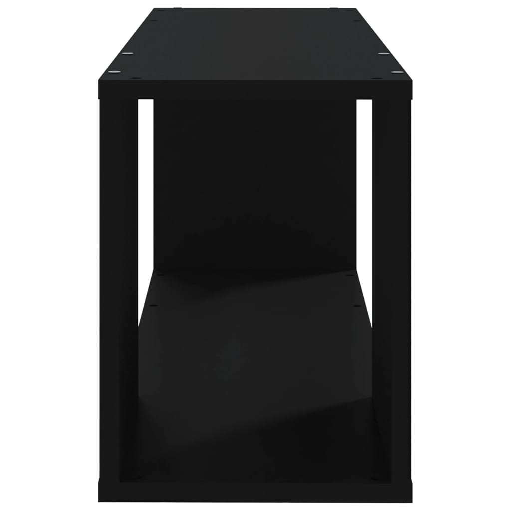 vidaXL Televizoriaus spintelė, juoda, 80x24x32cm, apdirbta mediena
